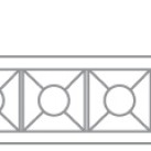 Įleidžiamas LED šviestuvas 10x2W 3000K 50902B/B/W