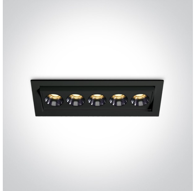 Reguliuojamas Įleidžiamas LED šviestuvas 12W 3000K 51012H/B/W