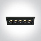 Reguliuojamas Įleidžiamas LED šviestuvas 12W 3000K 51012H/B/W