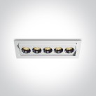 Reguliuojamas Įleidžiamas LED šviestuvas 12W 3000K 51012H/W/W
