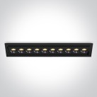 Įleidžiamas LED šviestuvas 24W 3000K 51024H/B/W