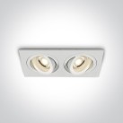 Reguliuojamas Įleidžiamas šviestuvas 2x10W GU10 51205ABG/W Reguliuojamas Įleidžiamas šviestuvas 2x10W GU10 51205ABG/W