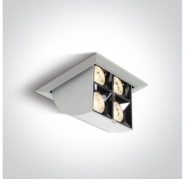 Reguliuojamas Įleidžiamas LED šviestuvas 16W 3000K 51406B/W/W