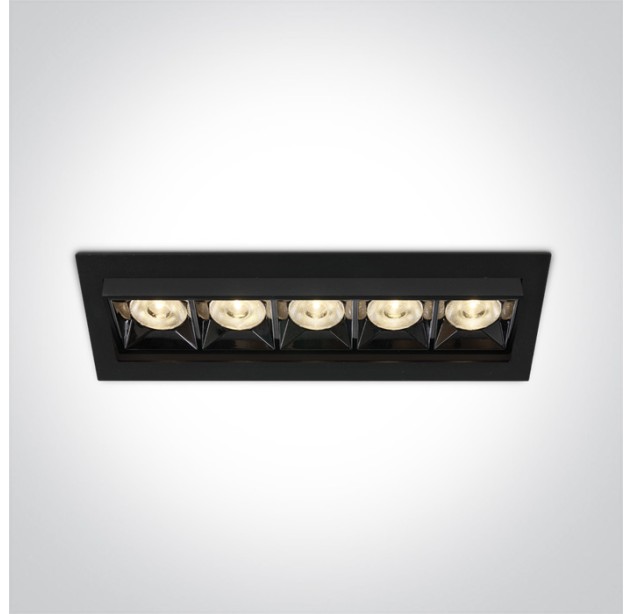 Reguliuojamas Įleidžiamas LED šviestuvas 20W 3000K 51506B/B/W