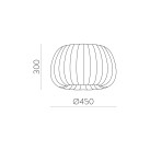 Mirta Shade %D8450xH300mm Terakota