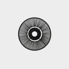 Pamela Shade %D8350x55mm Tekstūruota juoda/juoda
