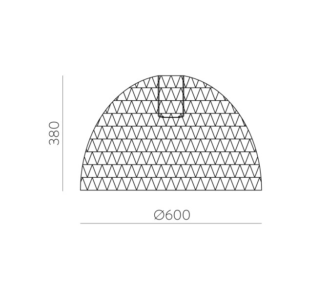 Evens Shade %D8600x380mm Natūrali rafija, E27