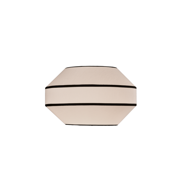 Kira Shade %D8350x220mm Balta/Juoda, E27