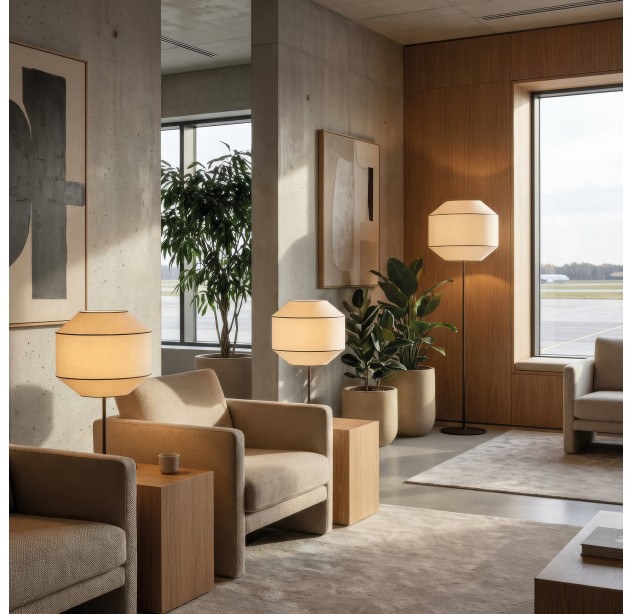 Kira Shade %D8450x375mm Balta/Juoda, E27