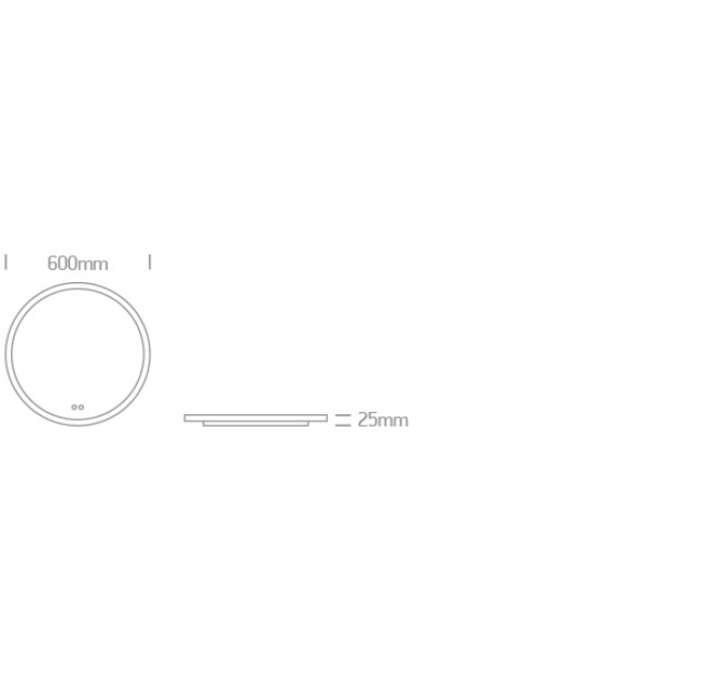 Vonios LED šviestuvas 20W CCT IP44 60208