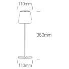 Dekoratyvinis LED šviestuvas 3,5W 3000K IP54 61082B/B/W Dekoratyvinis LED šviestuvas 3,5W 3000K IP54 61082B/B/W