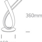 Dekoratyvinis LED šviestuvas 10W 3000K 61086/BS Dekoratyvinis LED šviestuvas 10W 3000K 61086/BS