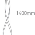 Dekoratyvinis LED šviestuvas 29W 3000K 61086A/BS