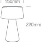Dekoratyvinis LED šviestuvas 3W 3000K IP65 61088/B Dekoratyvinis LED šviestuvas 3W 3000K IP65 61088/B
