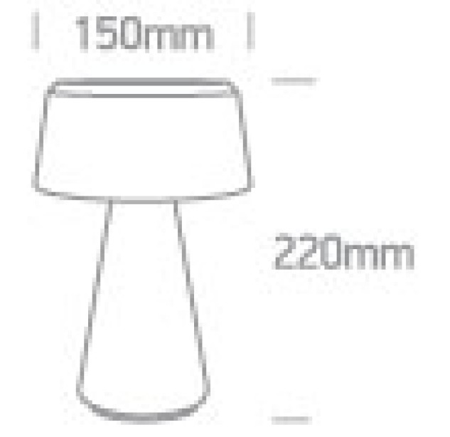 Dekoratyvinis LED šviestuvas 3W 3000K IP65 61088/W Dekoratyvinis LED šviestuvas 3W 3000K IP65 61088/W