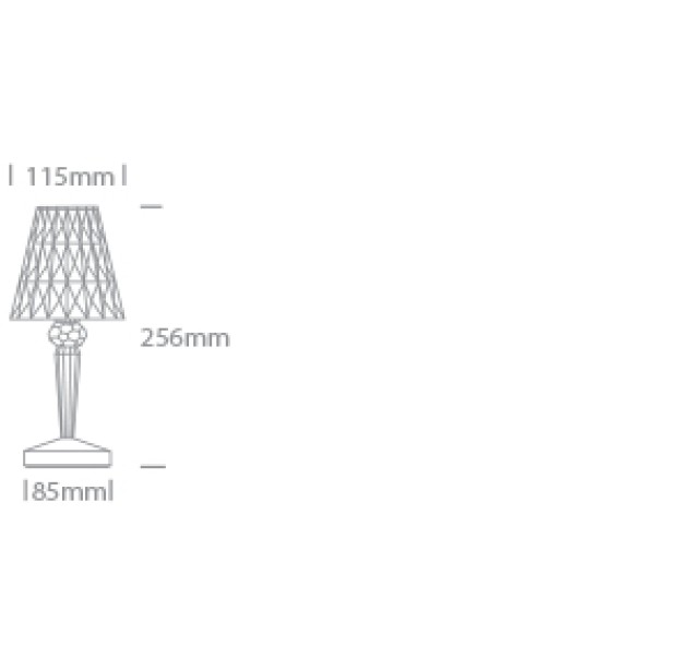 Dekoratyvinis LED šviestuvas 1,2W 3000K IP54 61096/W