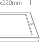 Lubinis LED šviestuvas 18W 3000K IP40 62018AF/W/W Lubinis LED šviestuvas 18W 3000K IP40 62018AF/W/W