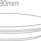 Lubinis LED šviestuvas 24W 3000K 62026B/W Lubinis LED šviestuvas 24W 3000K 62026B/W
