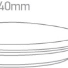 Lubinis LED šviestuvas 30W 3000K 62026C/W Lubinis LED šviestuvas 30W 3000K 62026C/W