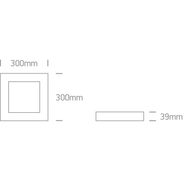 Lubinis LED šviestuvas 30W CCT IP40 62130AF/W/V Lubinis LED šviestuvas 30W CCT IP40 62130AF/W/V