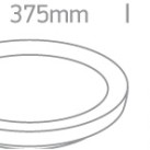 Lubinis LED šviestuvas 30W CCT 62130L/BBS/V