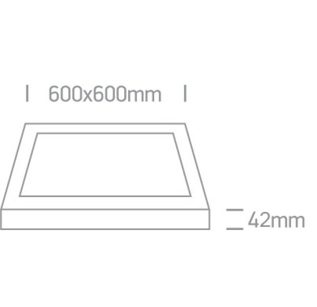 Lubinis LED šviestuvas 40W 4000K 62140AE/W/C