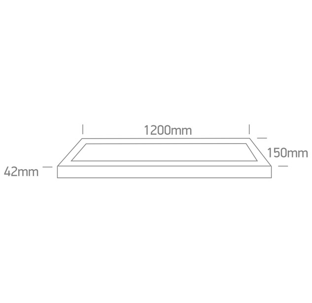 Lubinis LED šviestuvas 30W 4000K 62140BF/W/C