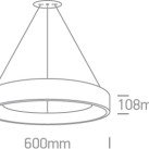 Decorative LED light fixture 42W CCT 62142NB/AN/V Decorative LED light fixture 42W CCT 62142NB/AN/V