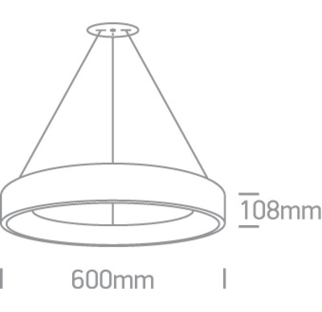 Decorative LED light fixture 42W 3000K 62142NB/W/W Decorative LED light fixture 42W 3000K 62142NB/W/W