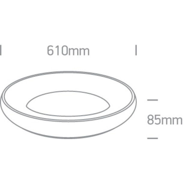 Lubinis LED šviestuvas 50W CCT 62144N/B/V Lubinis LED šviestuvas 50W CCT 62144N/B/V