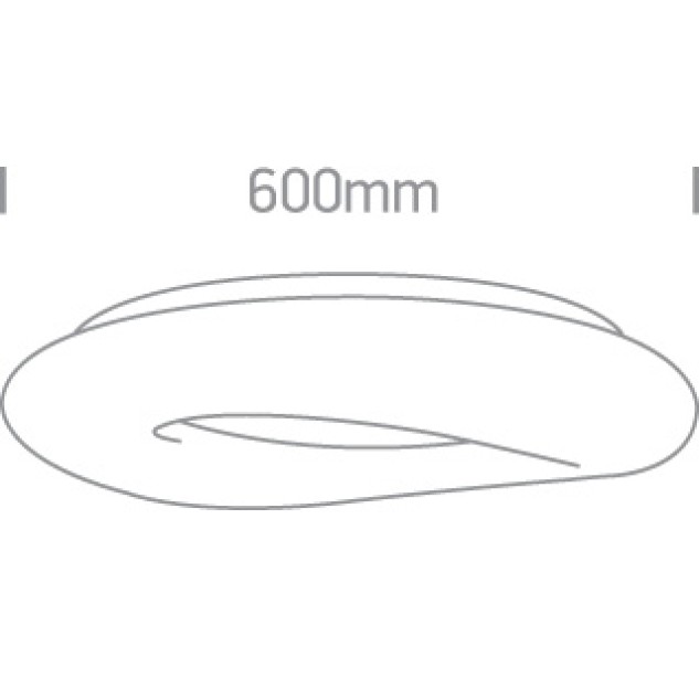 Dekoratyvinis LED šviestuvas 40W 3000K 62148B/W