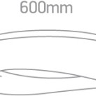 Dekoratyvinis LED šviestuvas 40W 3000K 62148B/W