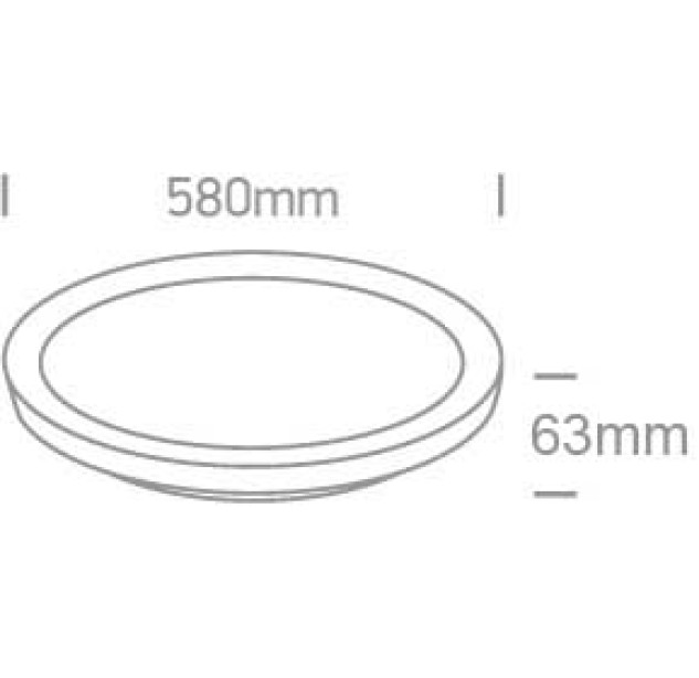 Lubinis LED šviestuvas 48W CCT 62148L/B/V Lubinis LED šviestuvas 48W CCT 62148L/B/V