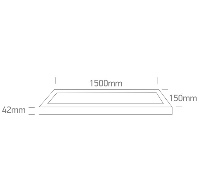 Lubinis LED šviestuvas 40W CCT 62150BFU/W/V Lubinis LED šviestuvas 40W CCT 62150BFU/W/V