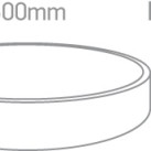 Lubinis LED šviestuvas 50W 4000K 62150D/W/C