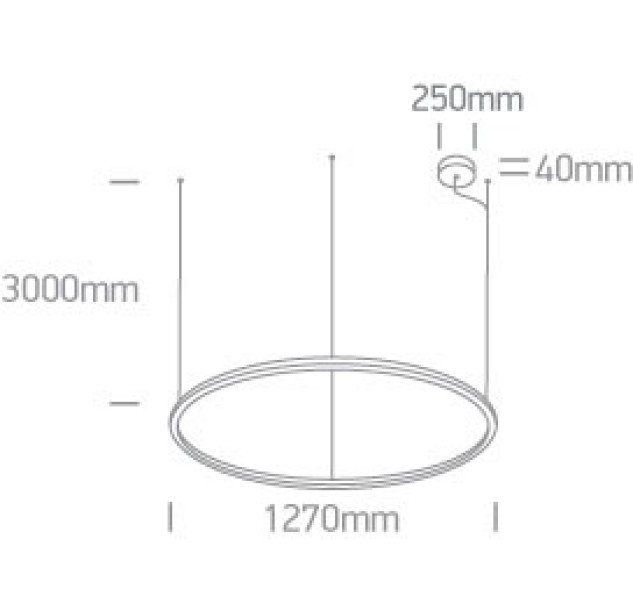 Dekoratyvinis LED šviestuvas 65W 3000K 62156C/BBS/W Dekoratyvinis LED šviestuvas 65W 3000K 62156C/BBS/W