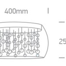 Dekoratyvinis šviestuvas 5x5x9W G9 62166B