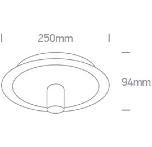 Dekoratyvinis šviestuvas 12W E27 62172A/BS