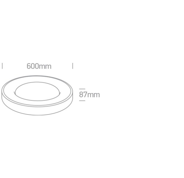Lubinis LED šviestuvas 50W 3000K 62182A/BAN/W Lubinis LED šviestuvas 50W 3000K 62182A/BAN/W