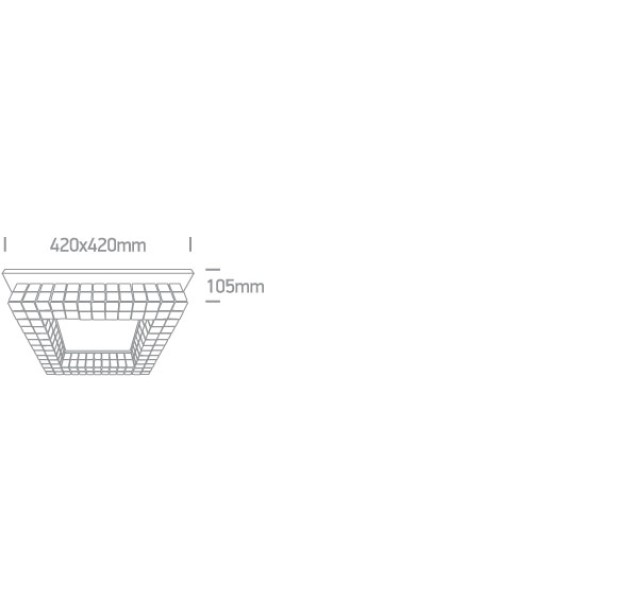 Dekoratyvinis LED šviestuvas 24W 3000K 62184B/C/W Dekoratyvinis LED šviestuvas 24W 3000K 62184B/C/W