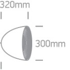Pakabinamas šviestuvas 20W E27 63016A/B/BS