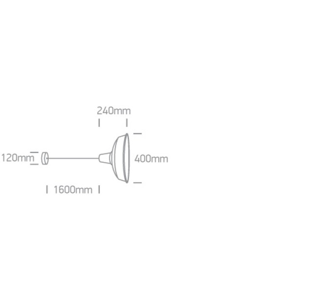 Pakabinamas šviestuvas 20W E27 63020/B/BS