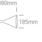 Pakabinamas šviestuvas 12W E27 63040/B/BS