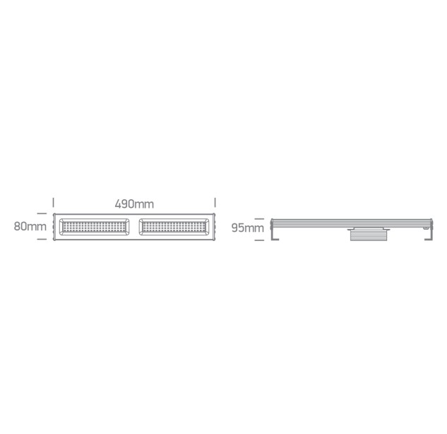 LED prožektorius 100W 4000K IP65 63100L/C