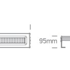 LED prožektorius 100W 4000K IP65 63100L/C