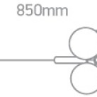 Dekoratyvinis šviestuvas 5x5x9W G9 63116A/BBS Dekoratyvinis šviestuvas 5x5x9W G9 63116A/BBS