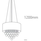 Dekoratyvinis šviestuvas 4x4x8W E14 63134P