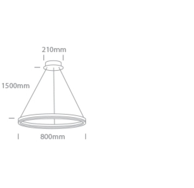 Dekoratyvinis LED šviestuvas 60W 3000K 63144B/BS/W