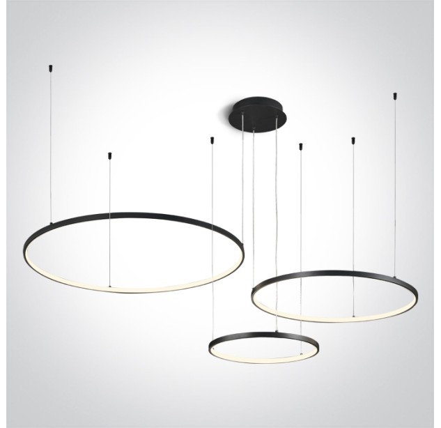 Dekoratyvinis LED šviestuvas 65W 3000K 63150B/B/W Dekoratyvinis LED šviestuvas 65W 3000K 63150B/B/W
