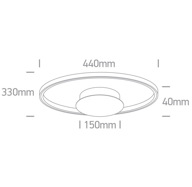 Dekoratyvinis LED šviestuvas 20W 3000K 63154B/B/W
